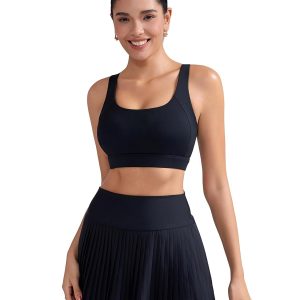 RUNNING GIRL Sports Bras for Women High Support,Adjustable Racerback Molded Cup Sports Bra Yoga Athletic Workout Bra