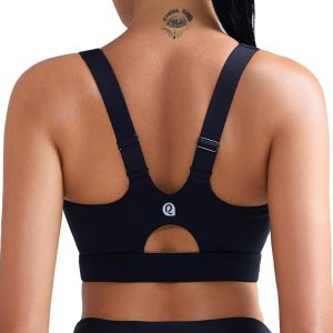 RUNNING GIRL Sports Bras for Women High Support,Adjustable Racerback Molded Cup Sports Bra Yoga Athletic Workout Bra