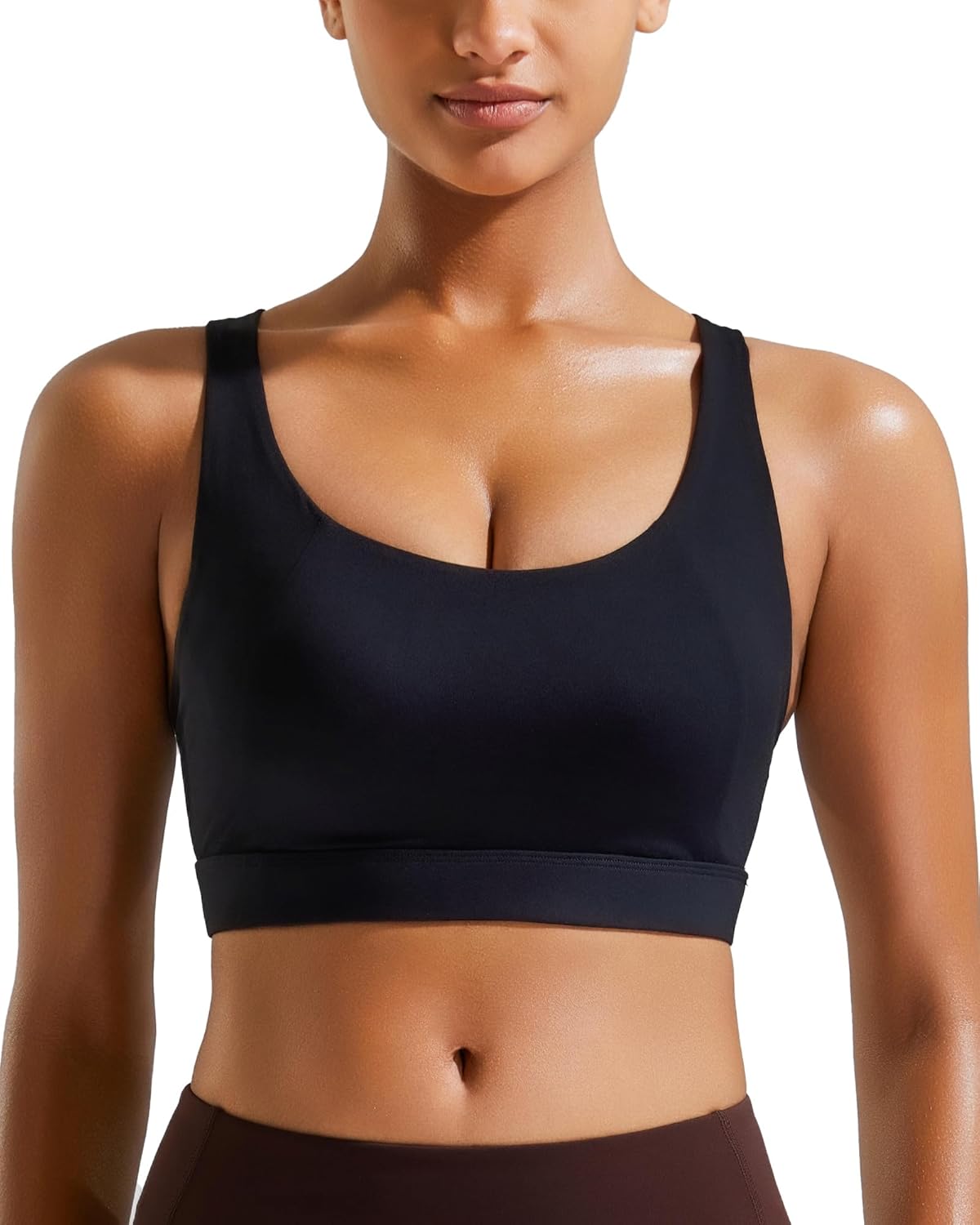 RUNNING GIRL Sports Bras for Women High Support, High Impact Racerback Molded Cup Sports Bra Workout Yoga Bras