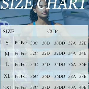 RUNNING GIRL Sports Bras for Women High Support, High Impact Racerback Molded Cup Sports Bra Workout Yoga Bras