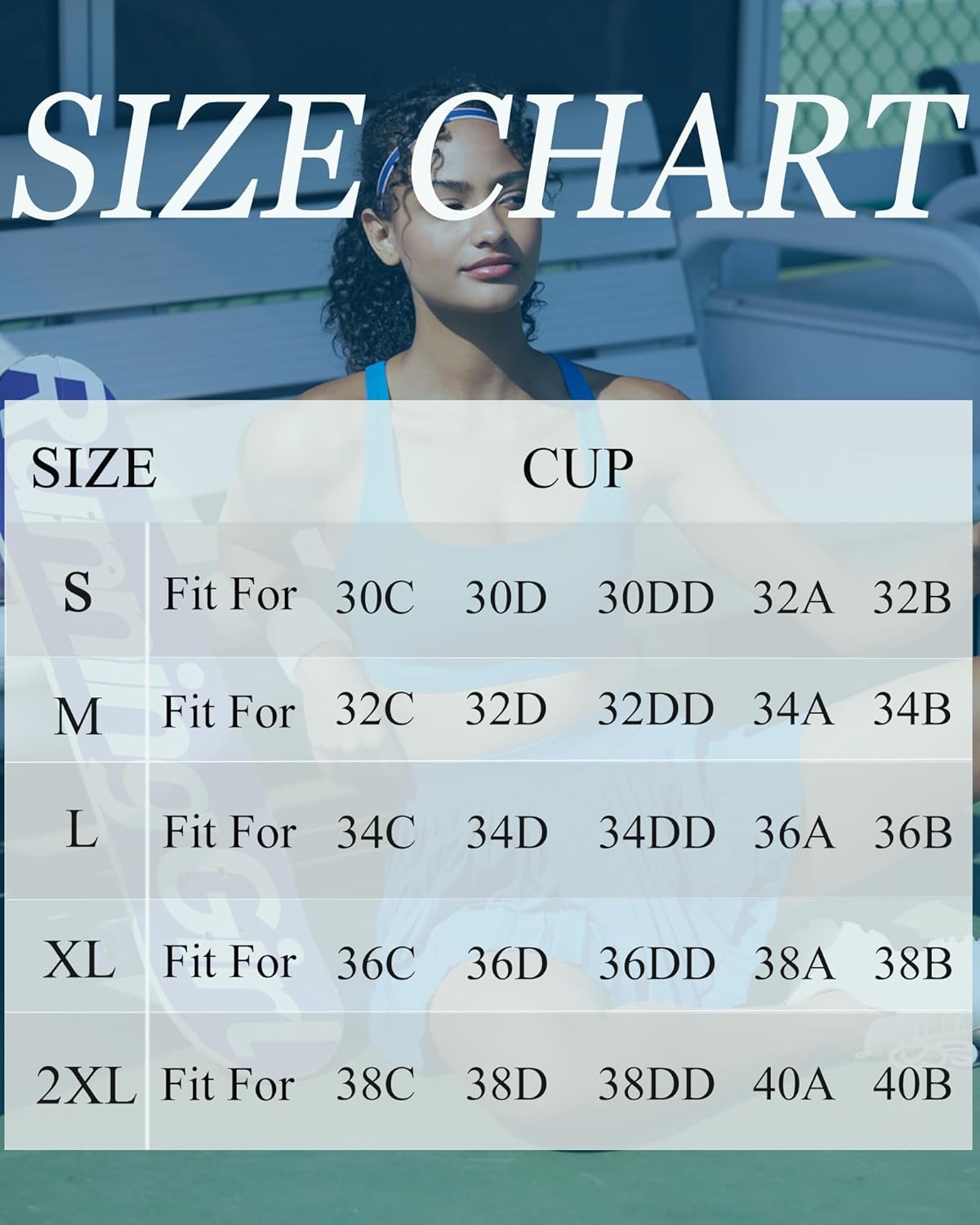 RUNNING GIRL Sports Bras for Women High Support, High Impact Racerback Molded Cup Sports Bra Workout Yoga Bras