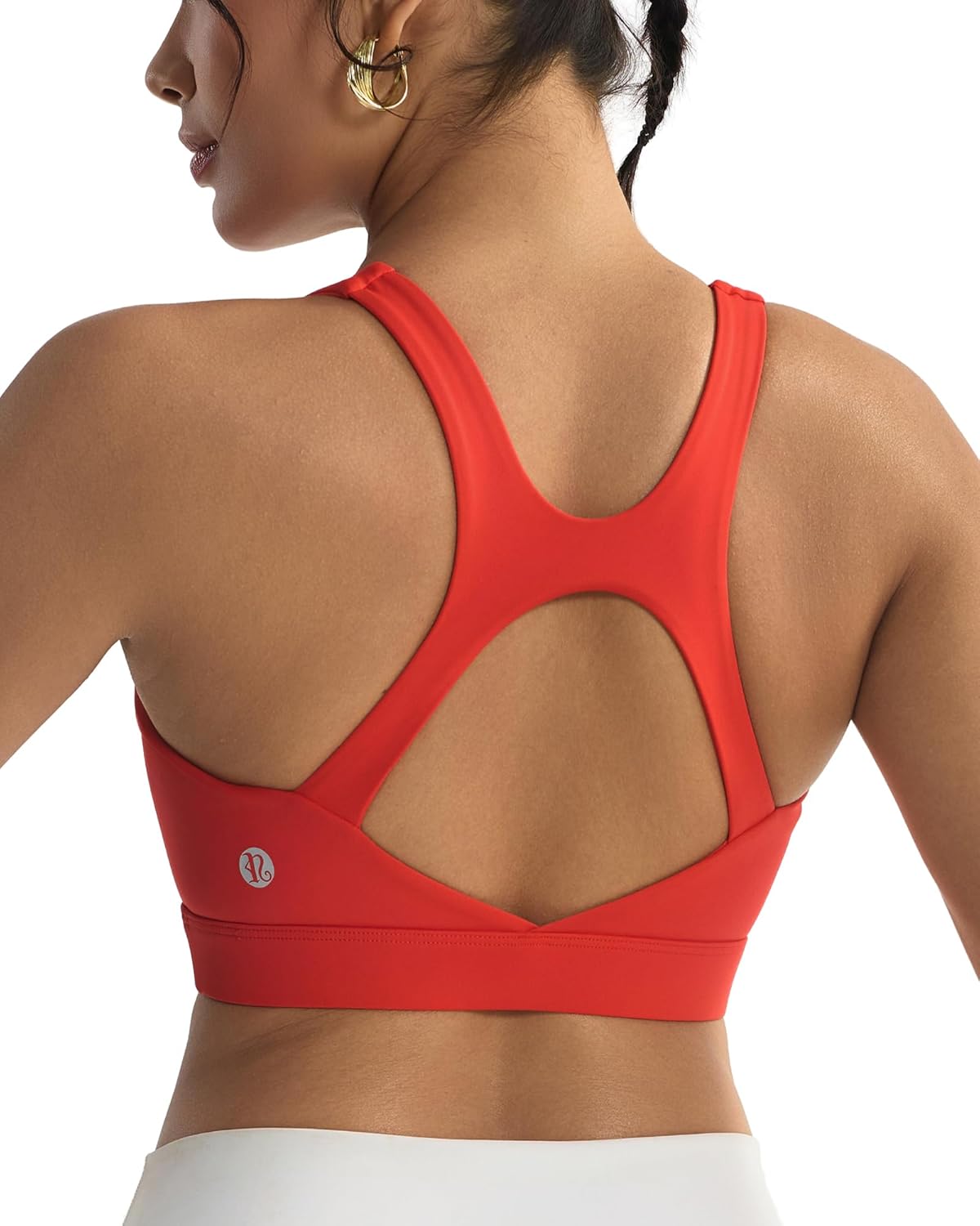 RUNNING GIRL Sports Bras for Women High Support, High Impact Racerback Molded Cup Sports Bra Workout Yoga Bras