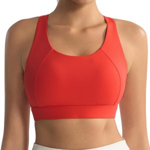 RUNNING GIRL Sports Bras for Women High Support, High Impact Racerback Molded Cup Sports Bra Workout Yoga Bras