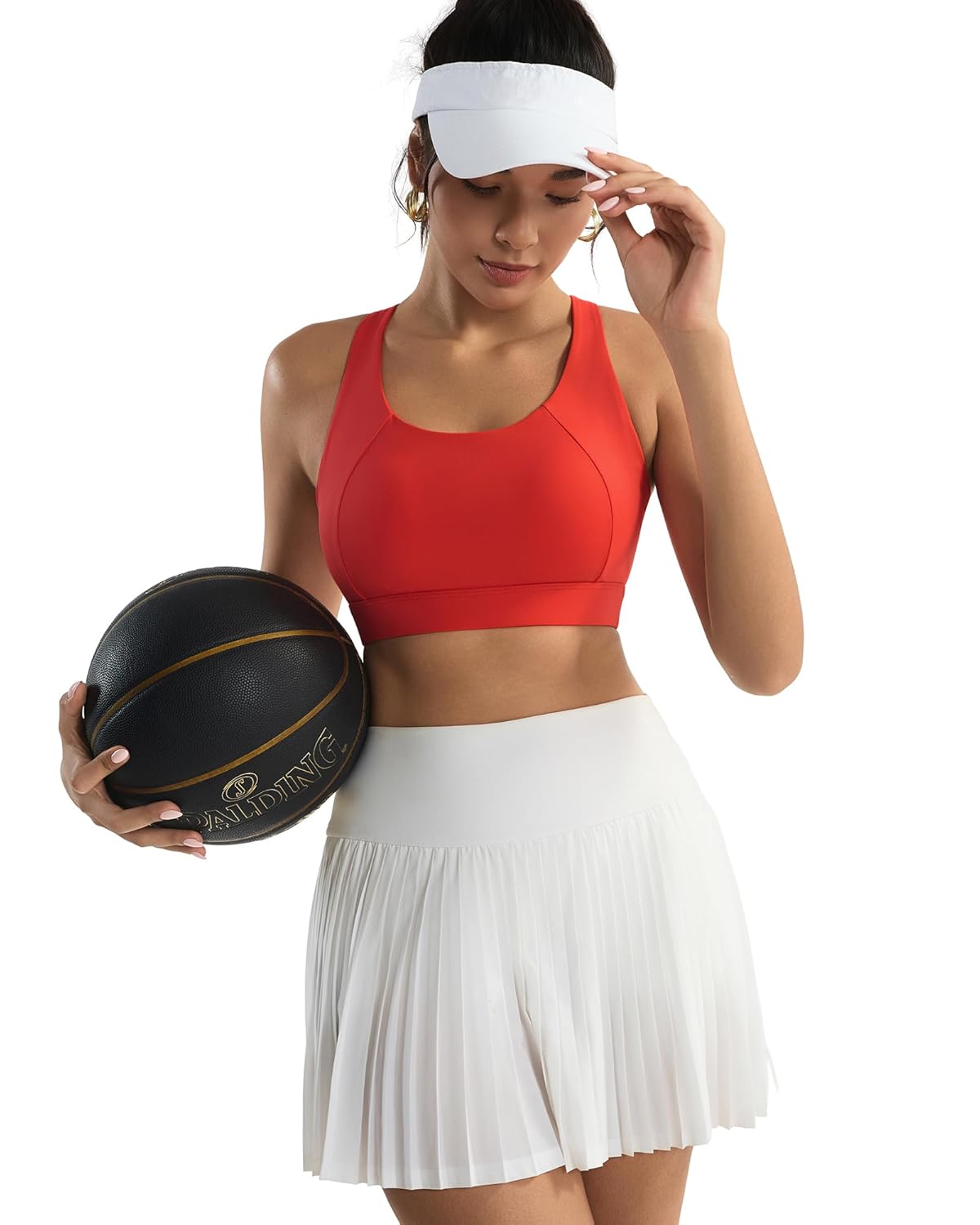 RUNNING GIRL Sports Bras for Women High Support, High Impact Racerback Molded Cup Sports Bra Workout Yoga Bras