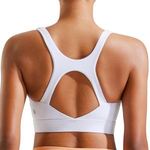 RUNNING GIRL Sports Bras for Women High Support, High Impact Racerback Molded Cup Sports Bra Workout Yoga Bras