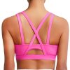 RUNNING GIRL Sports Bras for Women High Support, Molded Cup Strappy High Impact Sports Bras for Women with Sewn in Pads