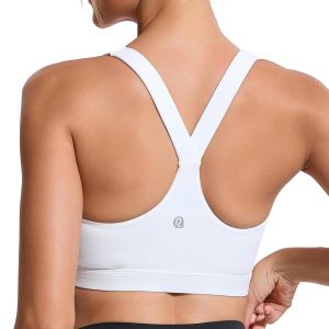 RUNNING GIRL Sports Bras for Women High Support Moulded Cup High Impact Sports Bras Racerback Workout Running Yoga Bra