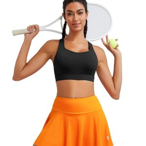 RUNNING GIRL Sports Bras for Women High Support,Racerback Running Bra Molded Cup Sports Bra with Sewn in Pads