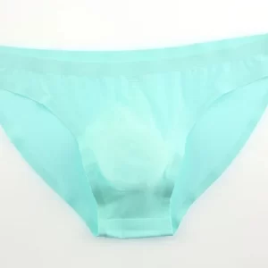 Sexy underwear for men mesh thin ice silk cuecas one piece seamless breathable underpants sissy Men's panties boxers & briefs - AliExpress 200574005