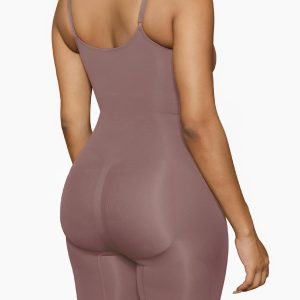 SHAPERX Shapewear for Women Tummy Control Bodysuit Mid Thigh Butt Lifter Body Shaper Shorts