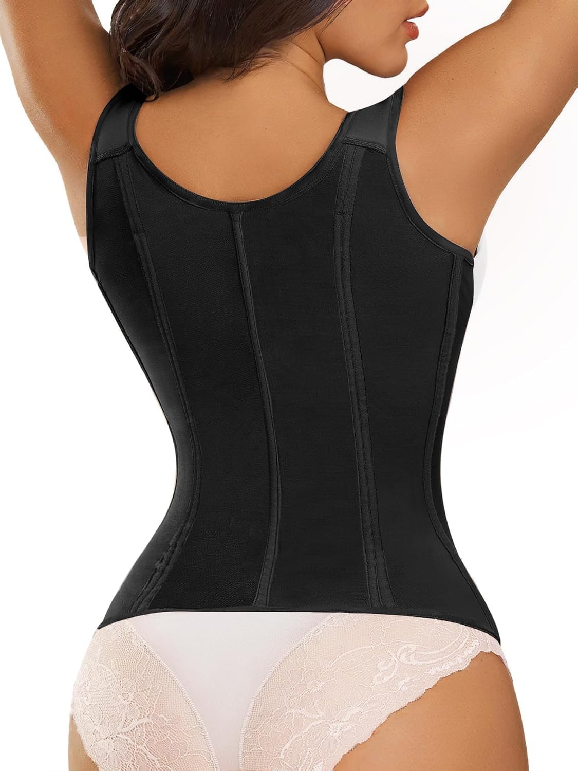 SHAPERX Waist Trainer Corset for Women Tummy Control Sport Girdle Hourglass Waist Cincher Body Shaper with Steel Boned