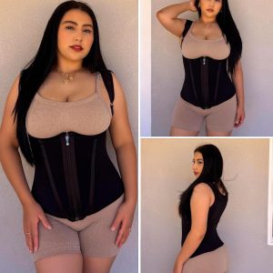 SHAPERX Waist Trainer Corset for Women Tummy Control Sport Girdle Hourglass Waist Cincher Body Shaper with Steel Boned