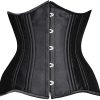 SHAPERX Women 24 Double Steel-Boned Longline Heavy Duty Waist Training Corsets Shaper