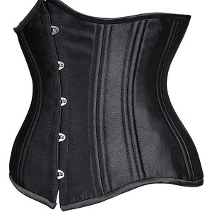 SHAPERX Women 24 Double Steel-Boned Longline Heavy Duty Waist Training Corsets Shaper