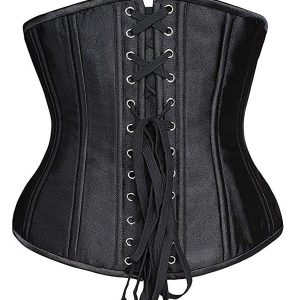 SHAPERX Women 24 Double Steel-Boned Longline Heavy Duty Waist Training Corsets Shaper