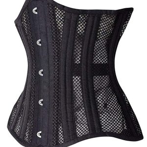 SHAPERX Women 24 Double Steel-Boned Longline Heavy Duty Waist Training Corsets Shaper