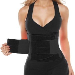 SHAPERX Women Waist Trainer Eraser Belt Tummy Control Waist Trimmer Slimming Belly Band Shaper