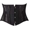 SHAPERX Women's 26 Steel Boned Corset Short Torso Heavy Duty Waist Trainer Corset