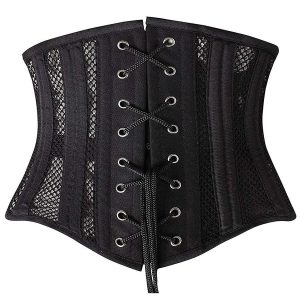SHAPERX Women's 26 Steel Boned Corset Short Torso Heavy Duty Waist Trainer Corset