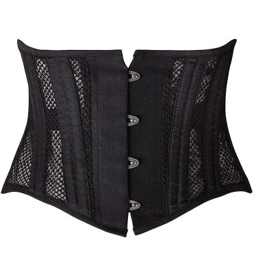SHAPERX Women's 26 Steel Boned Corset Short Torso Heavy Duty Waist Trainer Corset