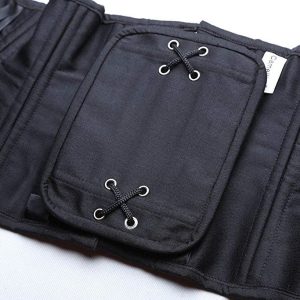 SHAPERX Women's Heavy Duty Corset Double Steel Boned Waist Trainer Corsets Underbust Body Shaper