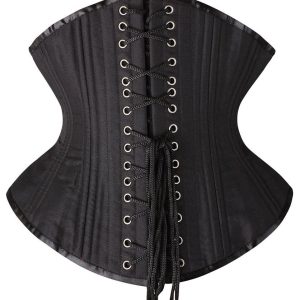 SHAPERX Women's Heavy Duty Corset Double Steel Boned Waist Trainer Corsets Underbust Body Shaper