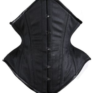 SHAPERX Women's Heavy Duty Corset Double Steel Boned Waist Trainer Corsets Underbust Body Shaper