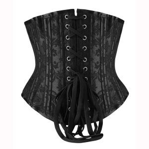 SHAPERX Women's Waist Training Corsets Underbust Heavy Duty 26 Steel Boned Hourglass Silhouette Body Shaper