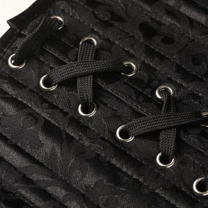 SHAPERX Women's Waist Training Corsets Underbust Heavy Duty 26 Steel Boned Hourglass Silhouette Body Shaper