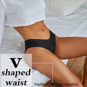 Sth Big Sexy Cheeky Underwear for Women Lace Bikini Panties Ladies No Show Hipster V-Waist Multi-Pack