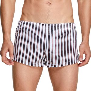Stylish Homewear Shorts for Men Striped Boxers Men's Lounge Shorts