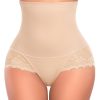 Tummy Control Shapewear Panties for Women High Waisted Shaping Underwear Lace Body Shaper Girdle