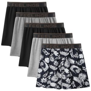 Underwear Mens Boxers Cotton Underwear for Men Boxer Shorts knit