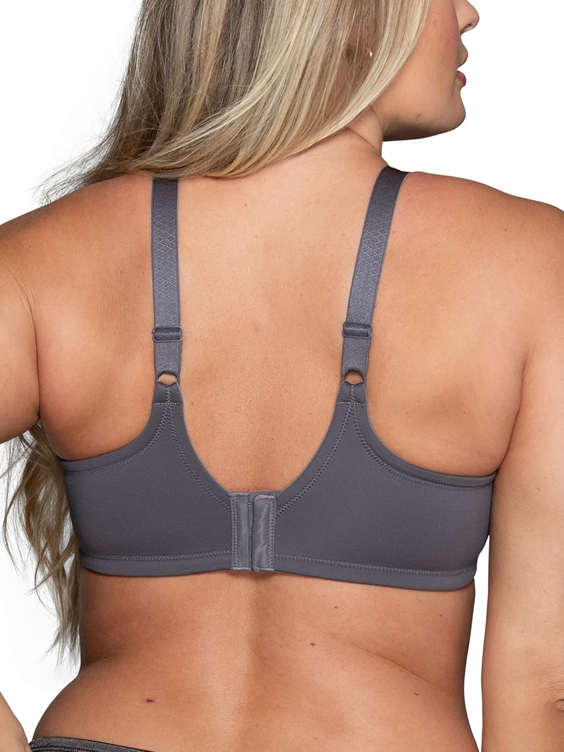 Vanity Fair Womens Full Figure Beauty Back Smoothing Bra, 4 Way Stretch Fabric, Lightly Lined Cups Up to H