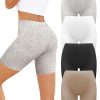 voenxe Women Cotton Boy Shorts Underwear,Lady Boxer Brief,High Waist Anti Chafe Short for Under Dress,Soft Biker Panty 4Pack