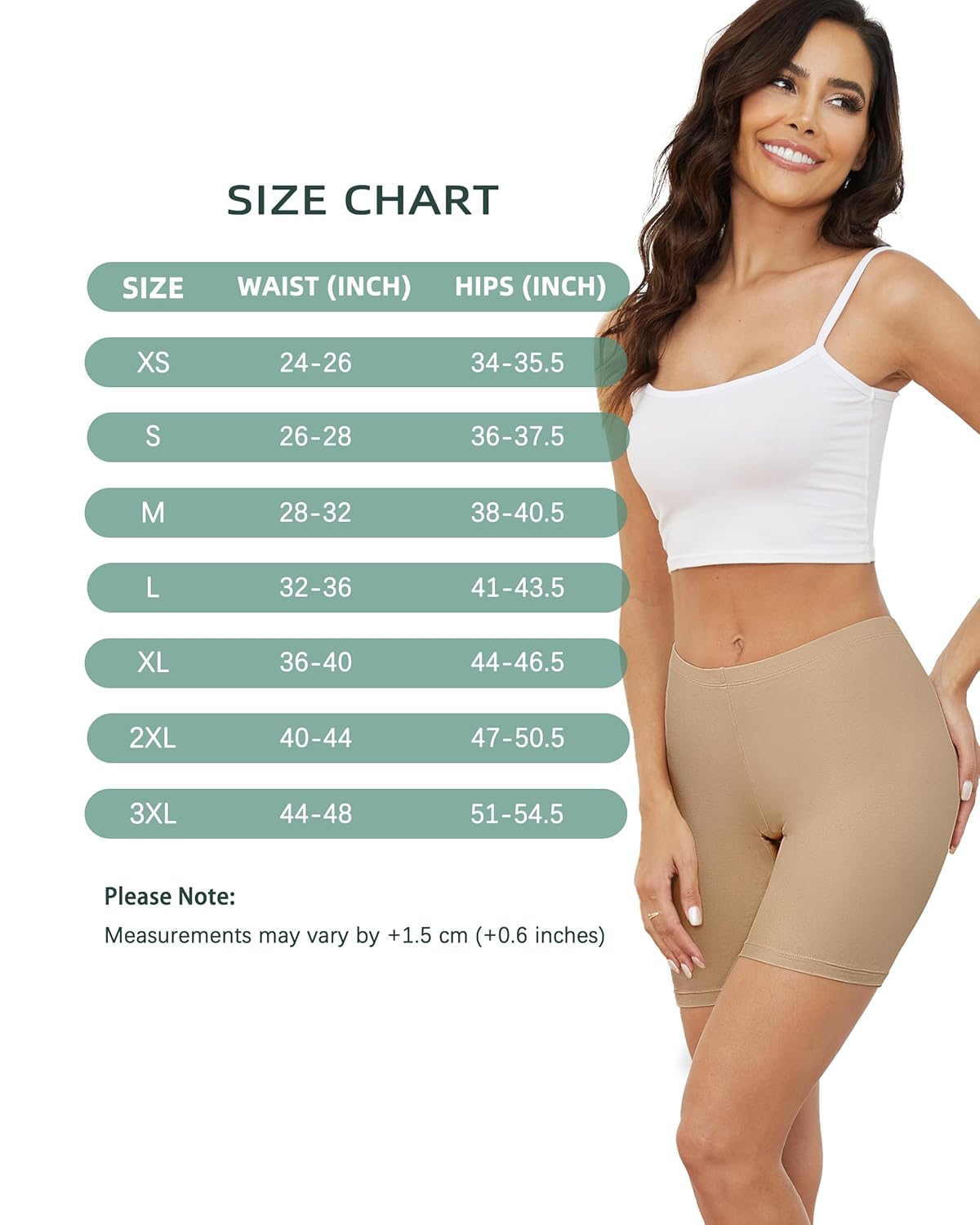 voenxe Women Cotton Boy Shorts Underwear,Lady Boxer Brief,High Waist Anti Chafe Short for Under Dress,Soft Biker Panty 4Pack