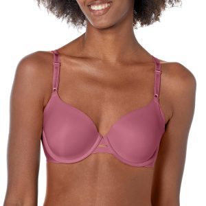 Warner's Womens No Side Effects Underarm-Smoothing Comfort Underwire Lightly Lined T-Shirt Bra 1356