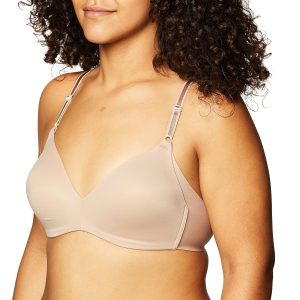 Warner's Women's No Side Effects Underarm-Smoothing Comfort Wireless Lightly Lined T-Shirt Bra 1056