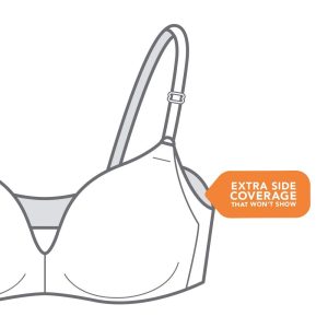 Warner's Women's No Side Effects Underarm-Smoothing Comfort Wireless Lightly Lined T-Shirt Bra 1056