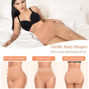 Werena Tummy Control Shapewear Underwear for Women High Waisted Body Shaper Panties Slimming Girdle Shaping Briefs