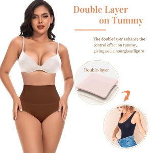 Werena Tummy Control Shapewear Underwear for Women High Waisted Body Shaper Panties Slimming Girdle Shaping Briefs