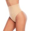 Werena Tummy Control Thong Shapewear for Women Seamless Shaping Thong Panties Body Shaper Underwear
