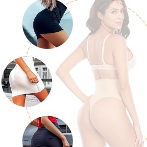 Werena Tummy Control Thong Shapewear for Women Seamless Shaping Thong Panties Body Shaper Underwear