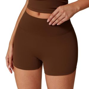 Women High Waisted Yoga Shorts (2025 NEW) - Soft Athletic Tummy Control Yoga Workout Shorts