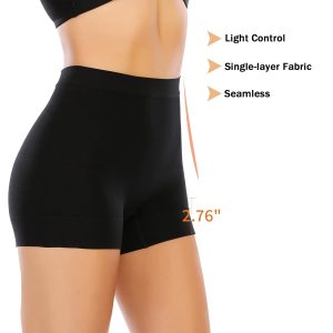 Womens Seamless Shaping Boyshorts Panties Tummy Control Underwear Slimming Shapewear Slip Shorts