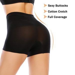 Womens Seamless Shaping Boyshorts Panties Tummy Control Underwear Slimming Shapewear Slip Shorts