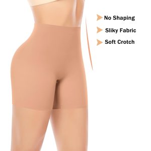 Womens Seamless Shaping Boyshorts Panties Tummy Control Underwear Slimming Shapewear Slip Shorts