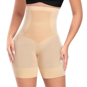Womens Shapewear Shorts Tummy Control Body Shaper Thigh Slimmer Slip Shorts for Under Dress Shapewear Underwear