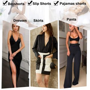 Womens Slip Shorts for Under Dress Seamless Shapewear Boyshorts Tummy Control Panties Shaping Shorts