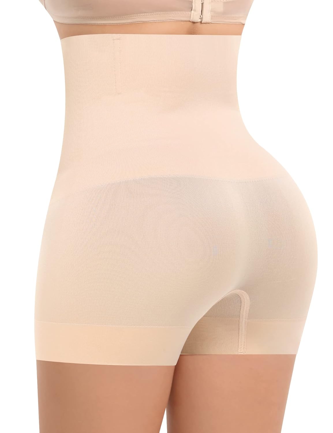 Womens Slip Shorts for Under Dress Seamless Shapewear Boyshorts Tummy Control Panties Shaping Shorts